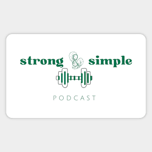 Strong & Simple Podcast Logo Magnet